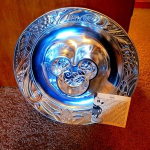 Authentic Diney Sliver Metal Appitizer Serving Ware